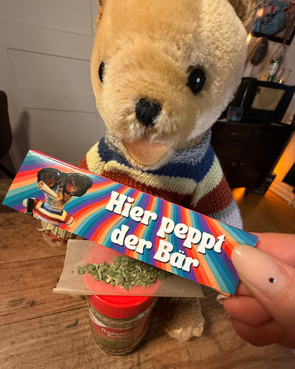Longpapes "Hier peppt der Bär"
